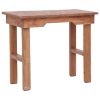 End Table 27.6"x13.8"x23.6" Solid Mahogany Wood