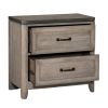 Transitional Two-Tone Finish 1pc Nightstand of Drawers with Ball Bearing Glides Bed Side Table Bedroom Furniture