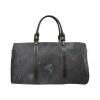 Travel Bag Geometrical Black Duffel Bag Design by HadiArts Article- 00602