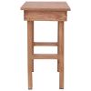 End Table 27.6"x13.8"x23.6" Solid Mahogany Wood