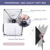 50x70CM Photography Softbox Lighting Kit LED Round UFO Lamp Professional Continuous Light System Equipment For Photo Studio