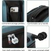 1 piece of foldable luggage for checked in, fully foldable luggage, hard shell rolling luggage, with silent rotating wheels (20 inches)