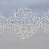 Pieced and Embroidered Shower Curtain