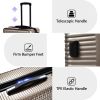 Luggage Sets 3 Piece Hardshell Suitcases with Wheels, Lightweight Expandable Travel Luggage with TSA Lock, Carry-on