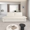 70.1" Queen Pull Out Sofa Bed, 3-in-1 Convertible Sleeper Sofa,Multi-Functional Velvet Loveseat Bed,Beige (Old Sku:W1885134131/W1885P154640)