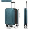 1 piece of foldable luggage for checked in, fully foldable luggage, hard shell rolling luggage, with silent rotating wheels (20 inches)