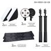 Softbox 50x70CM Photography Four Lamp Holders Lighting Kit With Photographic Tripod And Portable Bag For Photo Studio Shooting